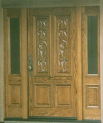 Carved Oak Front Door...